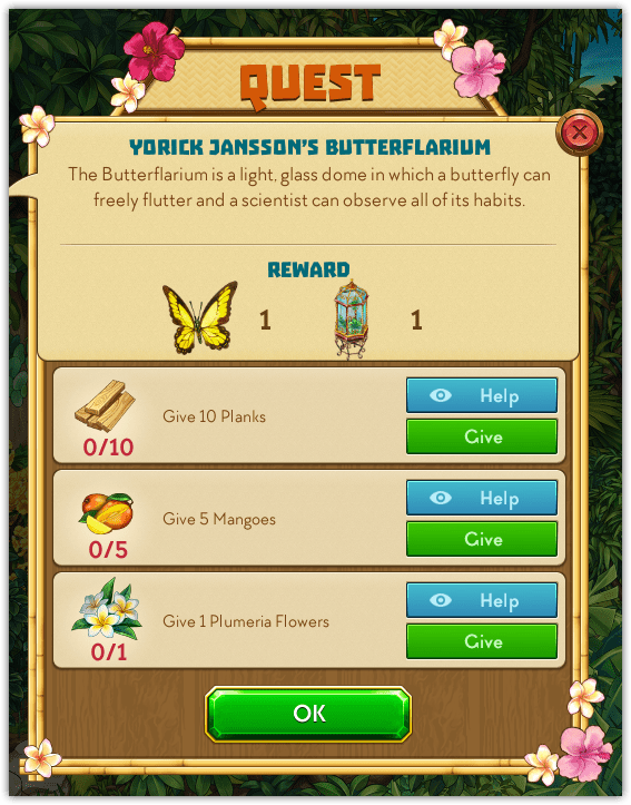 Island of the Flower Nectar Taonga Player Support