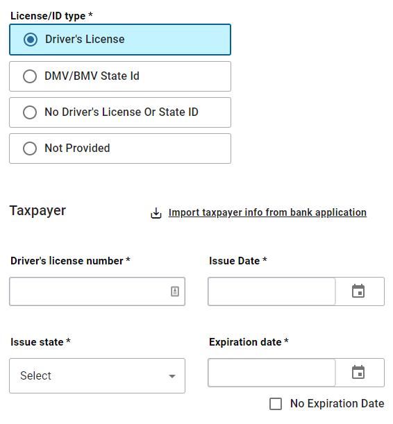 Pro EFile Process State ID License Support