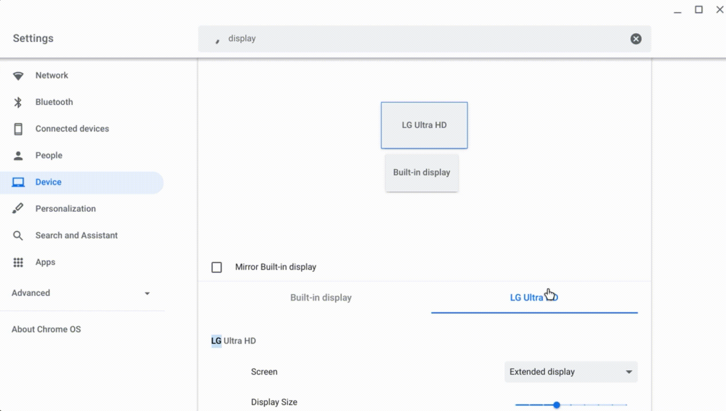 Chromebook Extended Display Setup TechSmart Inc.