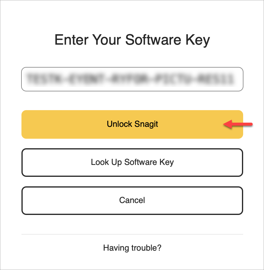 Snagit Enter My Software Key TechSmith Support