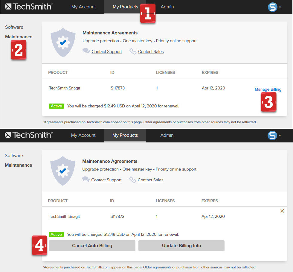 How Do I Cancel an AutoRenew Subscription? TechSmith Support