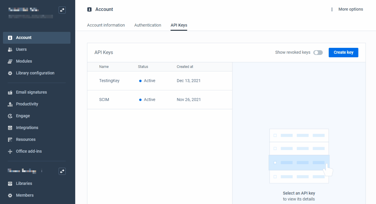 API Keys Knowledge Base