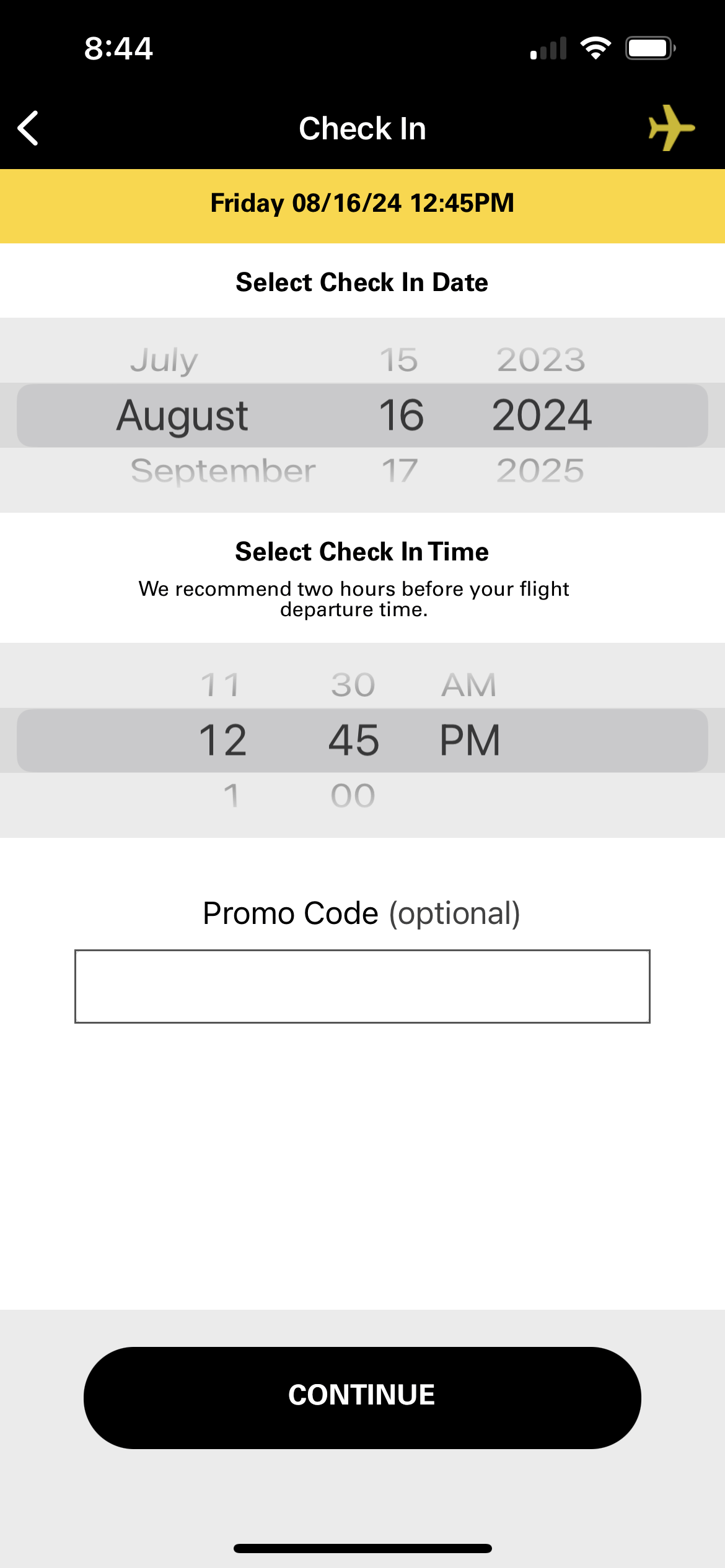 Using a Promo Code in the App The Parking Spot