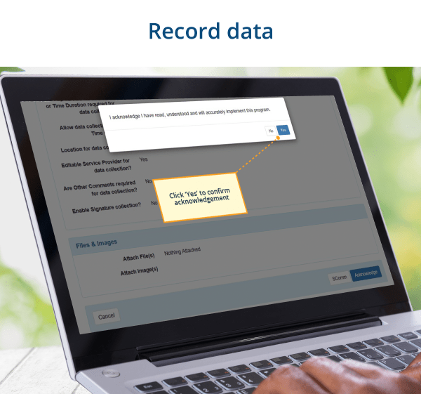 ISP Data Simulation Record data Therap Help and Support