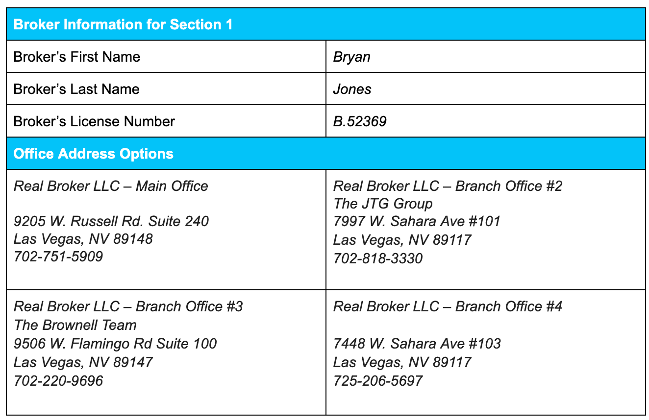 How do I transfer my Nevada license to Real? Real