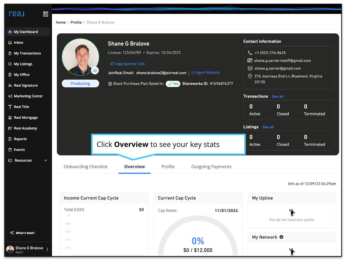 How do I change my tax information? Real