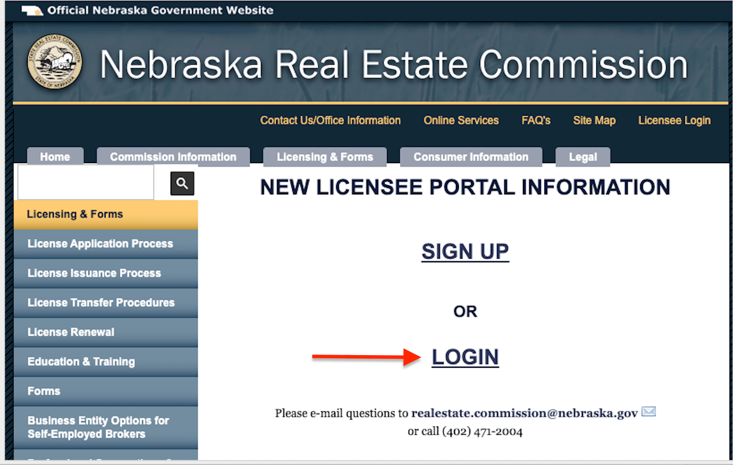 How do I transfer my Nebraska license to Real? Real