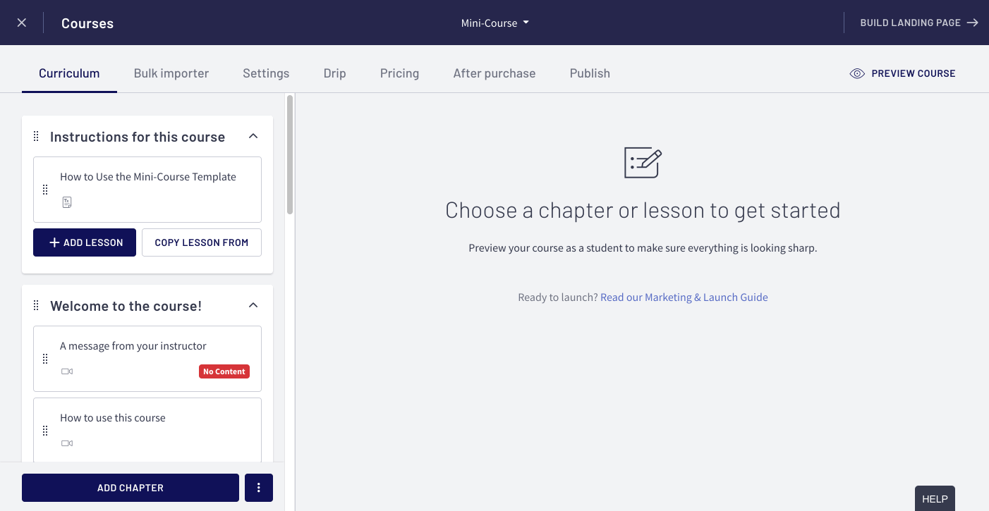 Customize Your Curriculum View in Course Builder Thinkific