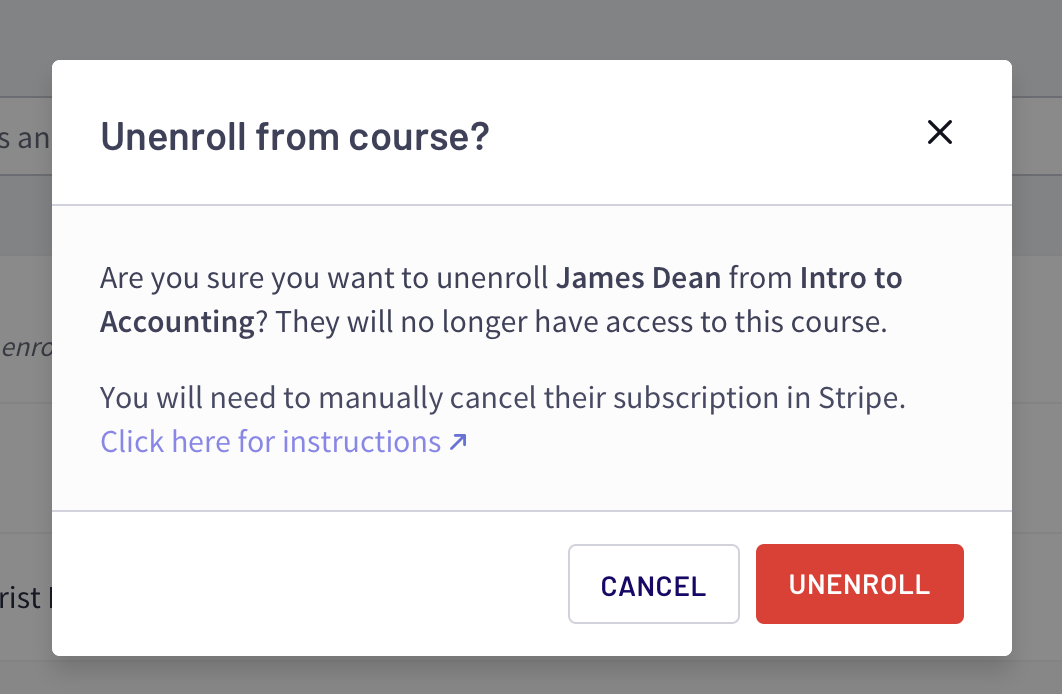 How to Unenroll Students and Process Refunds Thinkific