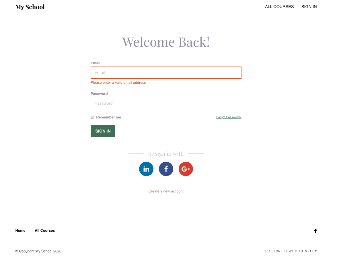 How to Create a New User Thinkific