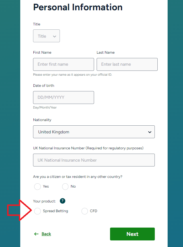 Spread betting account ThinkMarkets Global