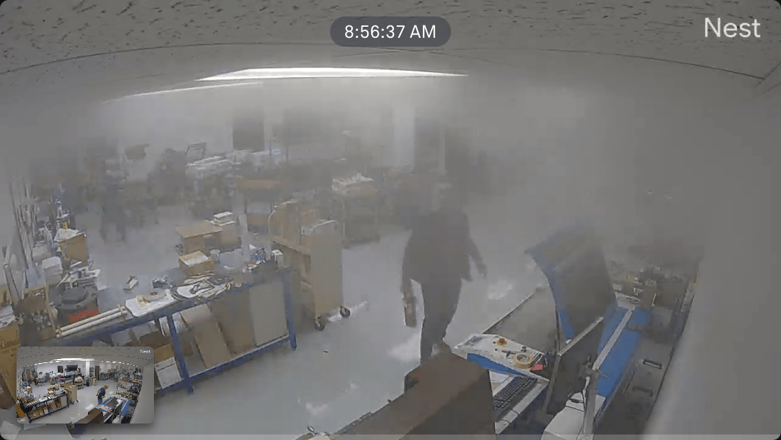 Fire Risk Never Leave Your Machine Unattended