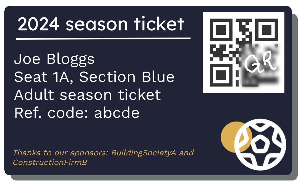 Printing plastic season cards TicketCo Support