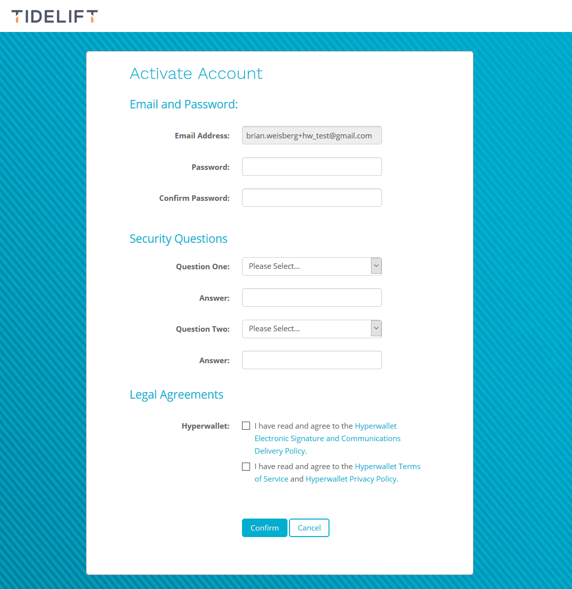 Getting paid with Hyperwallet Tidelift