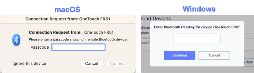 Uploading your OneTouch Verio Flex, Verio Reflect, or Select Plus Flex