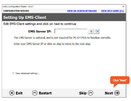 How to rerun Configuration Wizard on an Integrated Ingenico Move5000