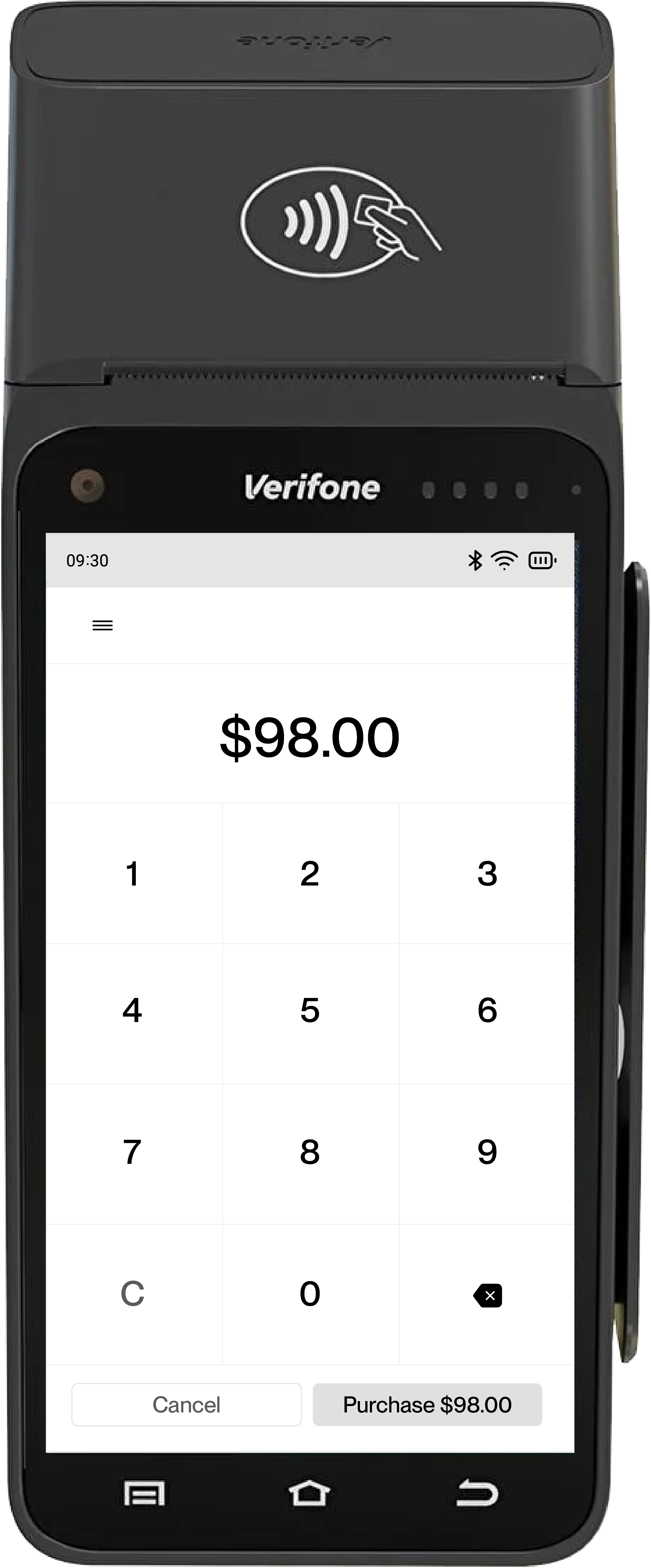 How to settle manually on a Standalone Verifone T650p (Connect Express