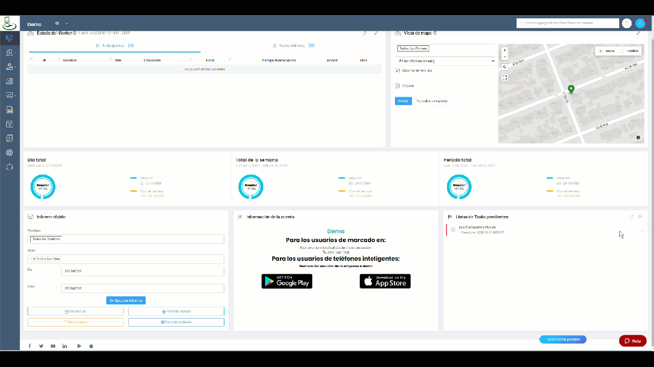 Contact Us Timesheet Mobile