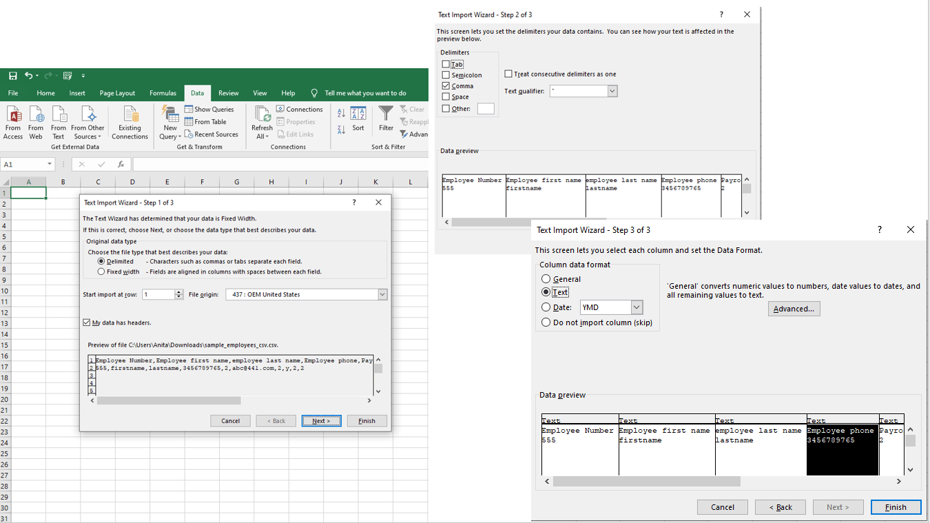 Import Workers from a CSV file Timesheet Mobile