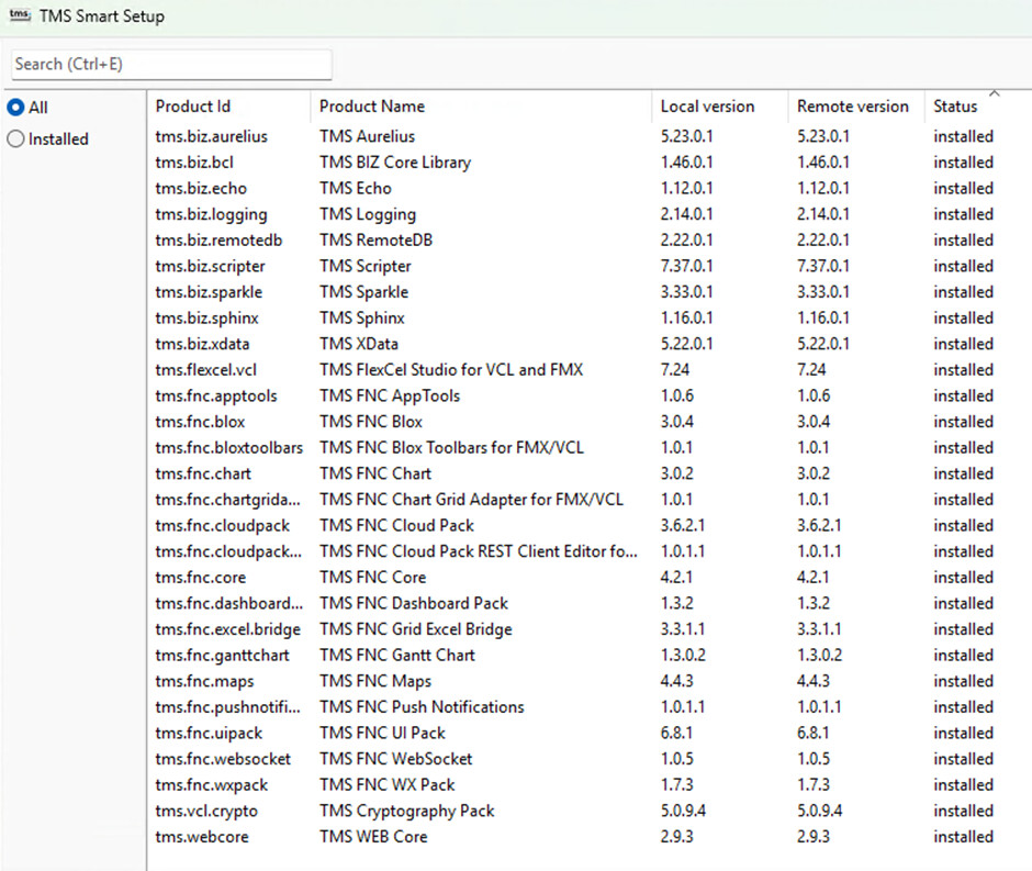 Problems installing latest versions using TMS Smart Setup TMS Smart