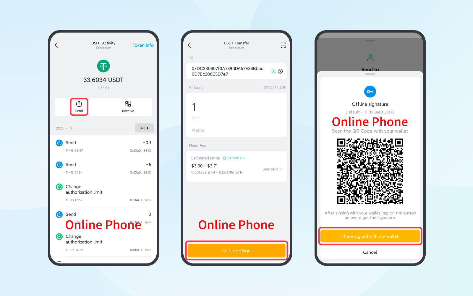 How to set up watchonly wallets via QRbased connection imToken