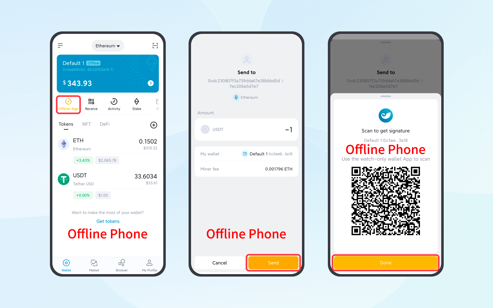 How to set up watchonly wallets via QRbased connection imToken