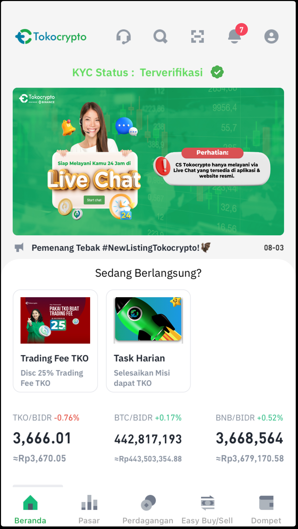 Cara Penarikan/Withdraw Rupiah di Tokocrypto Tokocrypto