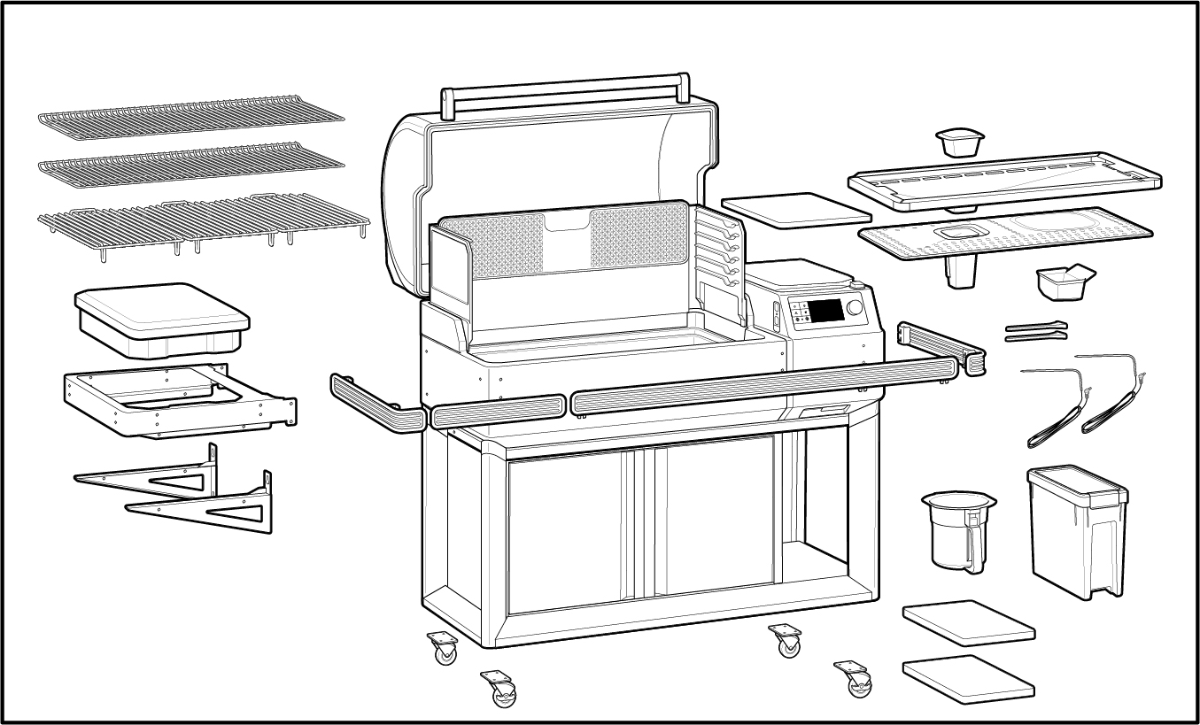 Timberline BuiltIn Trim Kit for Outdoor Kitchens Traeger Support