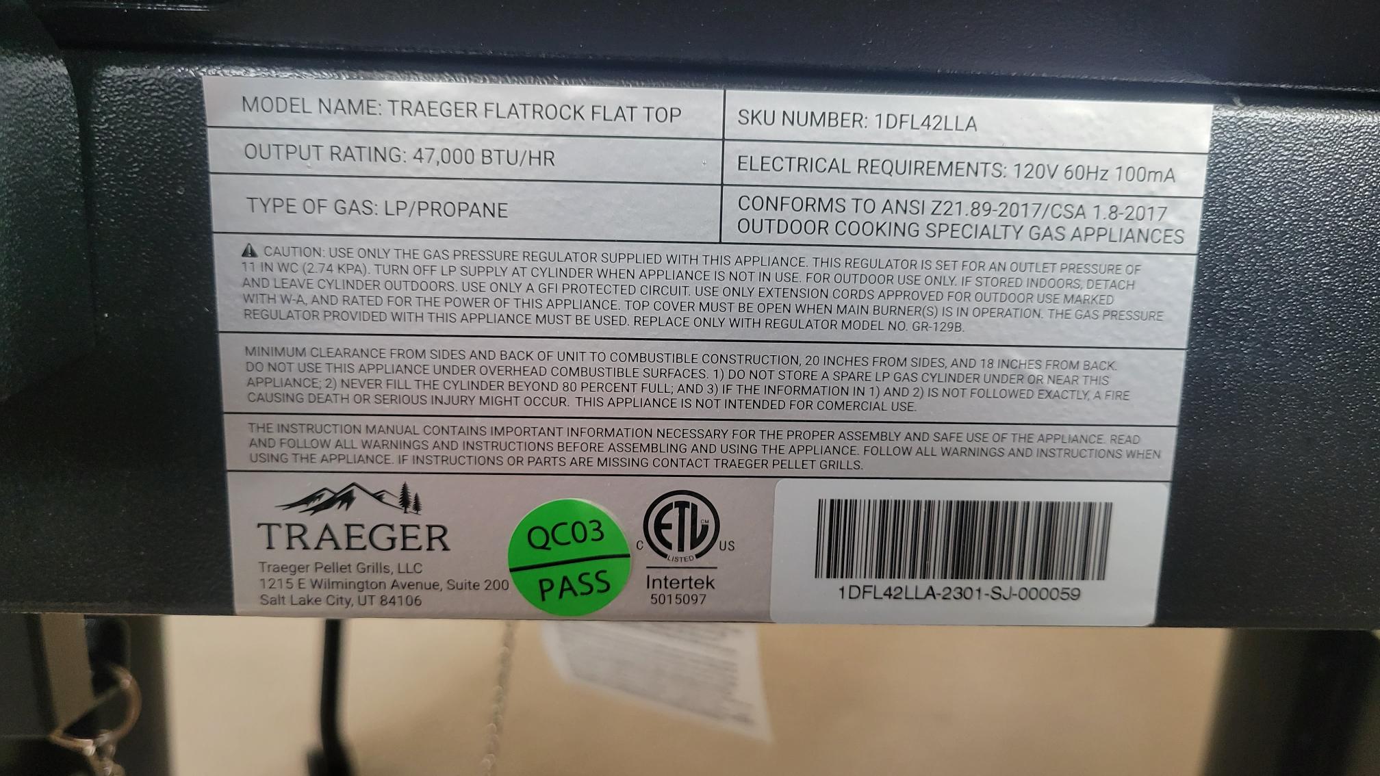 Find Your Grill's Serial & Model Number Traeger Support