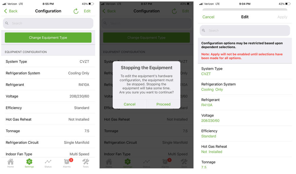 How to configure the Symbio 700 Precedent with the Mobile Phone App – Trane