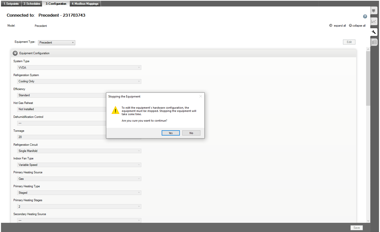 Symbio™ 700 - Using Trane® Tracer TU to edit or configure – Trane