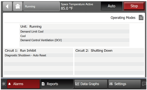 Symbio 800 - IntelliPak and RAUK Operating Modes – Trane Commercial
