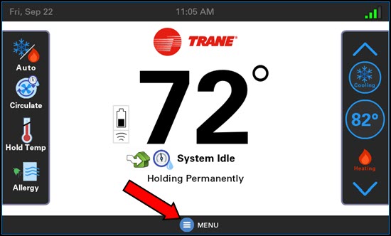 Link Thermostat Enrollment – Trane Home