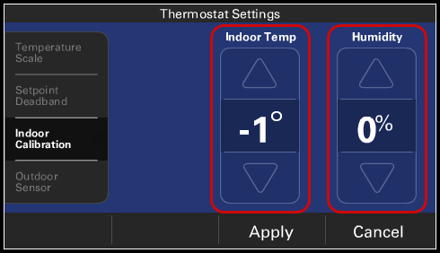 The Indoor Temperature or Humidity Displayed on My Thermostat Isn't