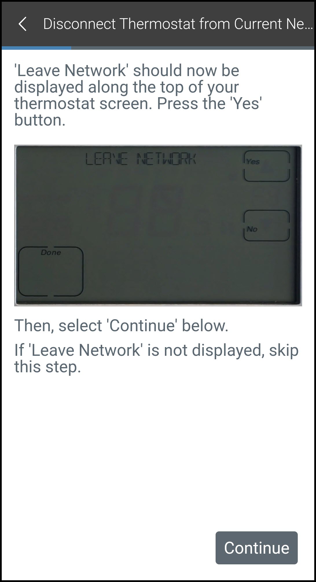 Reconfiguring WiFi for a Trane® XR724 Thermostat – Trane Home