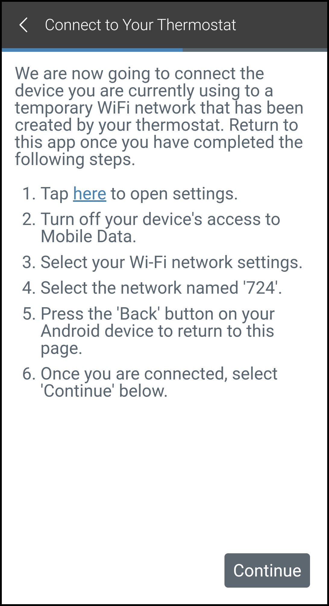 Reconfiguring WiFi for a Trane® XR724 Thermostat – Trane Home