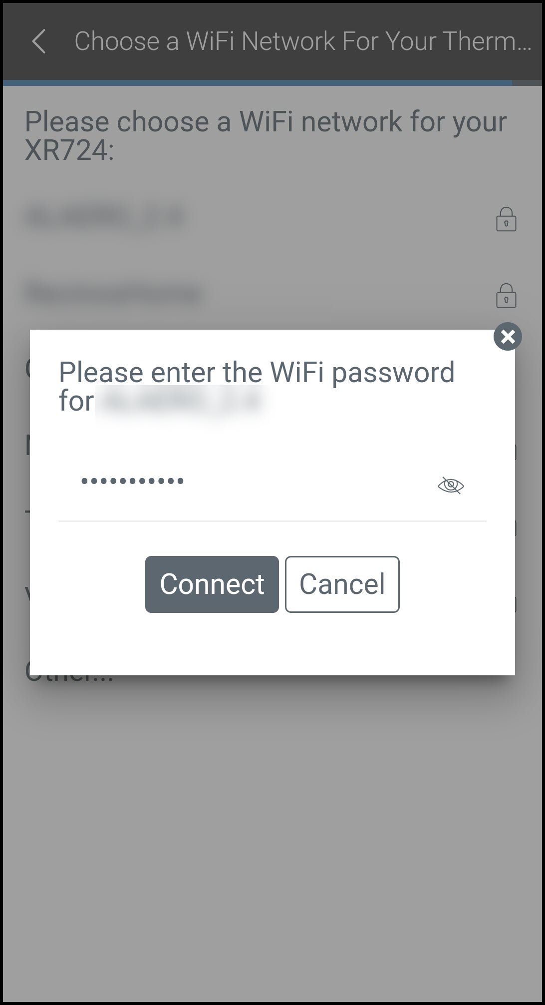 Reconfiguring WiFi for a Trane® XR724 Thermostat – Trane Home