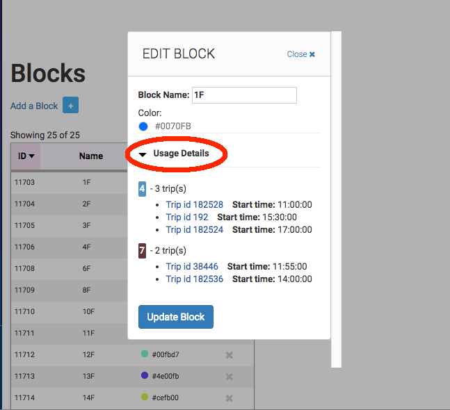 Blocks Trillium Support