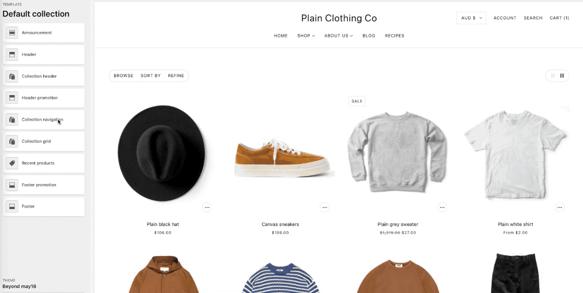 Setting up product filters Troop Themes Support and Knowledge Base