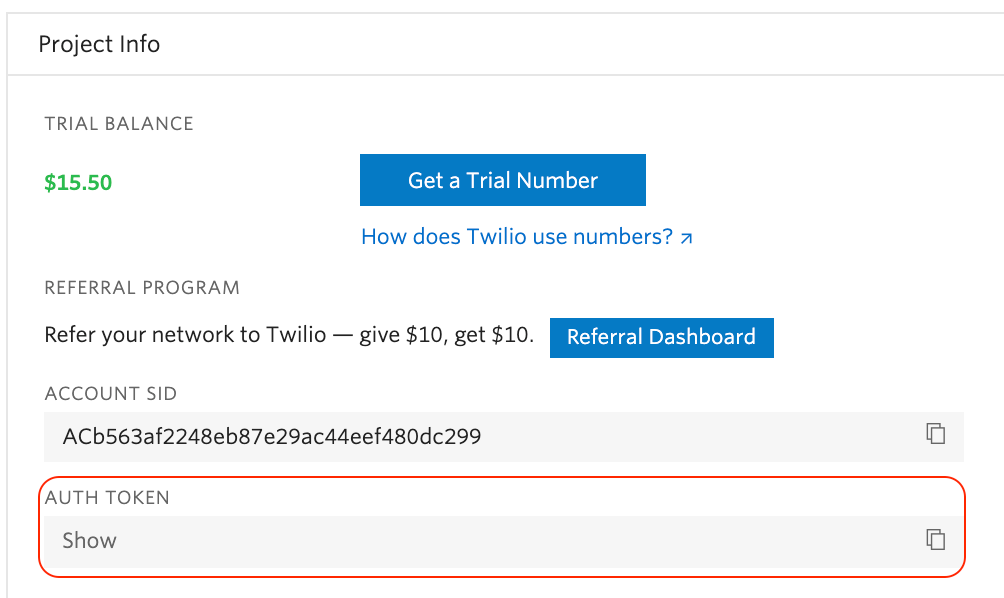 Auth Tokens and How to Change Them Twilio Support