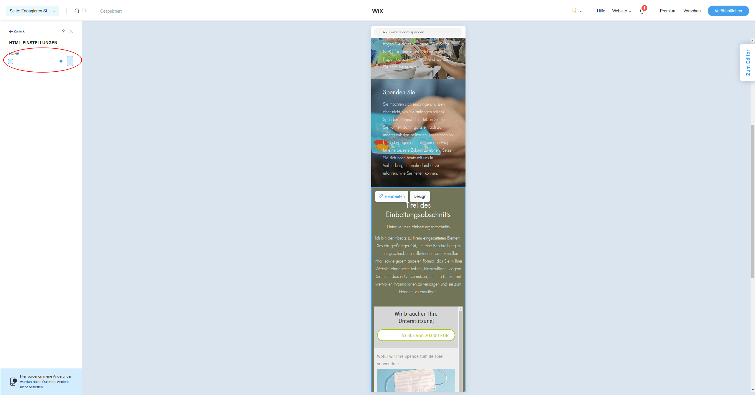 FAQ und Wissensdatenbank Wie funktioniert die Einbindung in WIX?