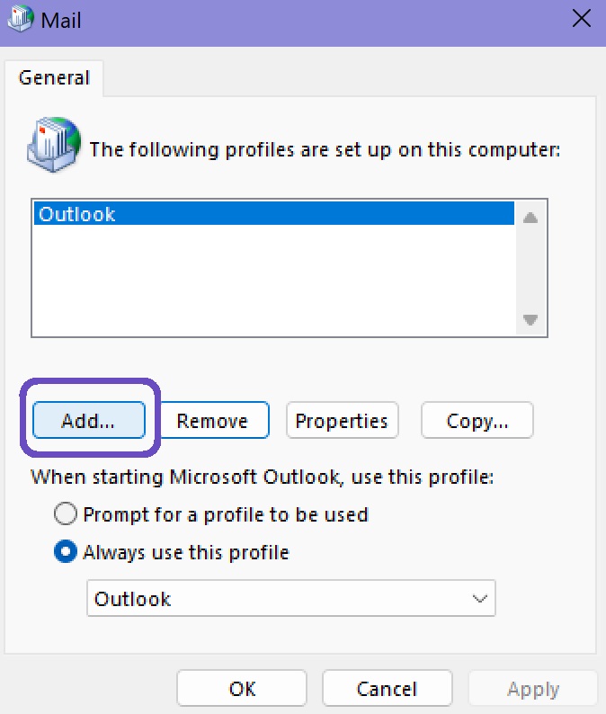 Opening a shared mailbox Outlook on Windows ITS Virtual Helpdesk