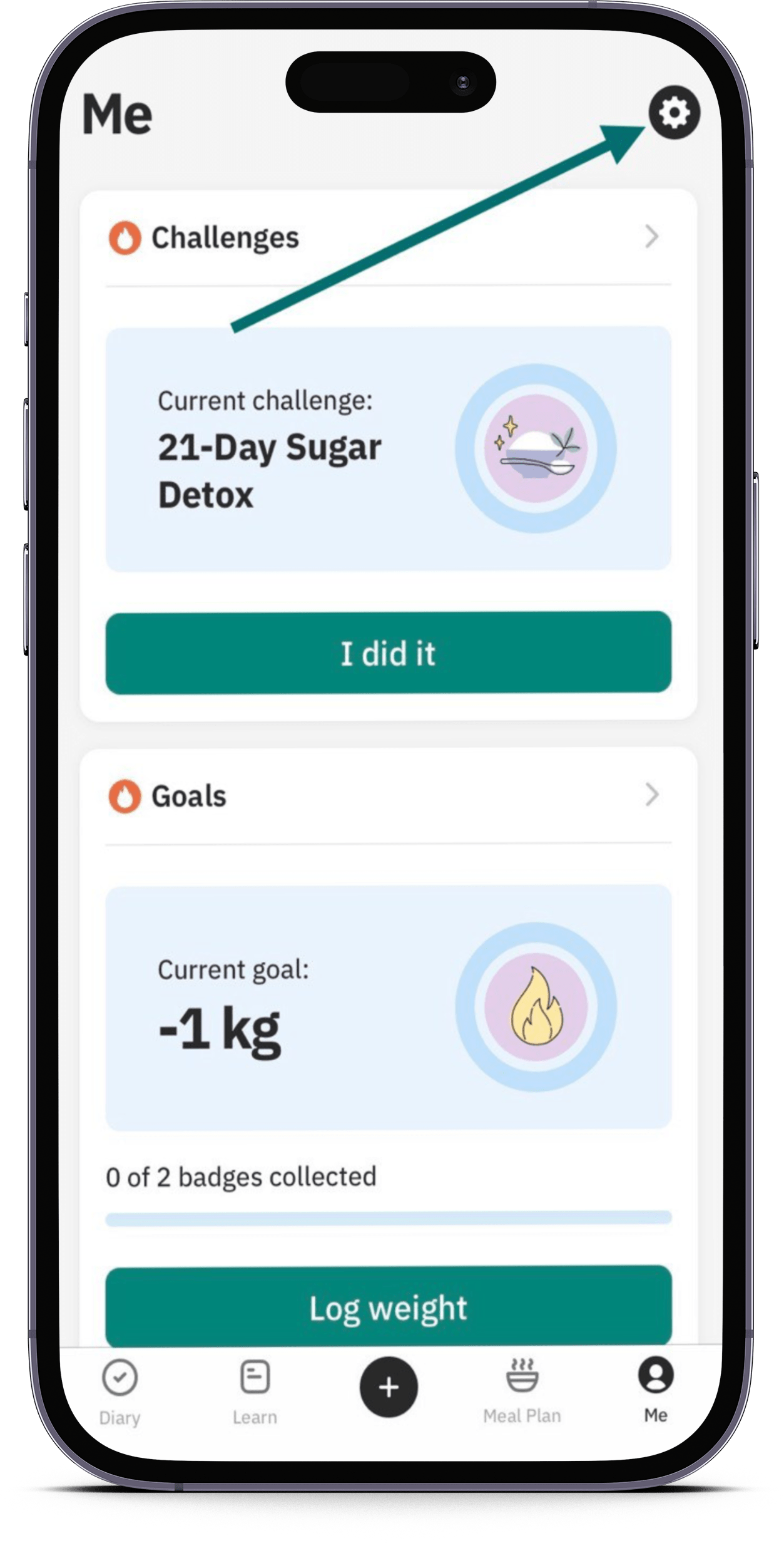 How do I change the start date? Unimeal