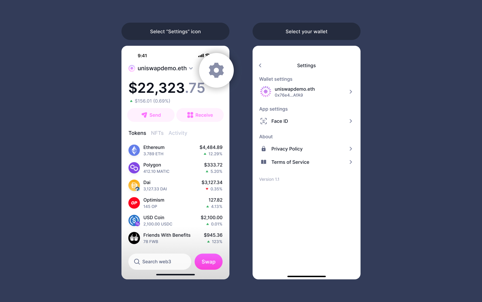 How to manage Uniswap Wallet connections Uniswap Labs