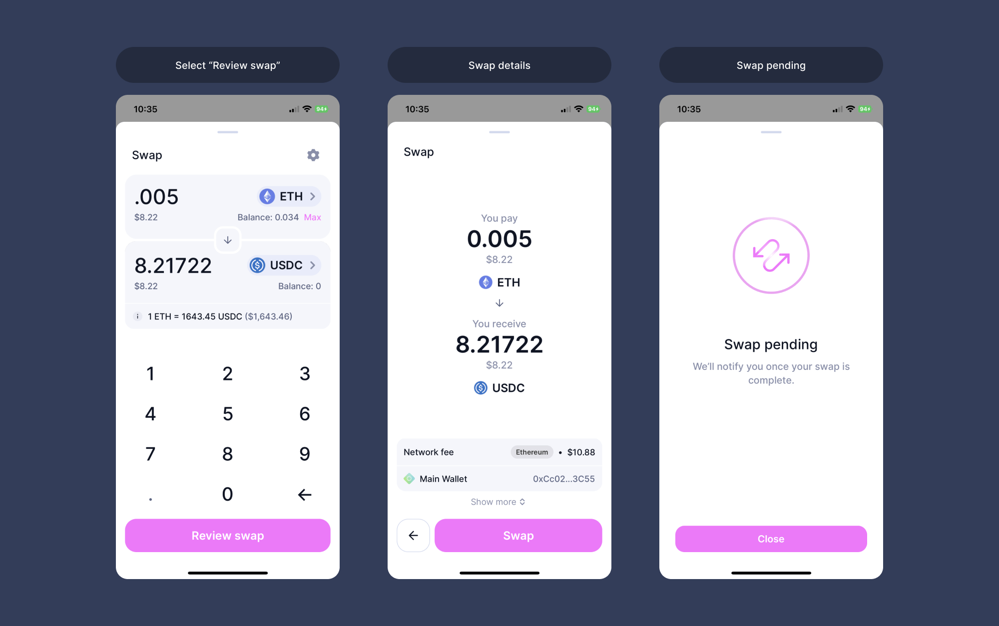 How to swap tokens using the Uniswap Wallet Uniswap Labs
