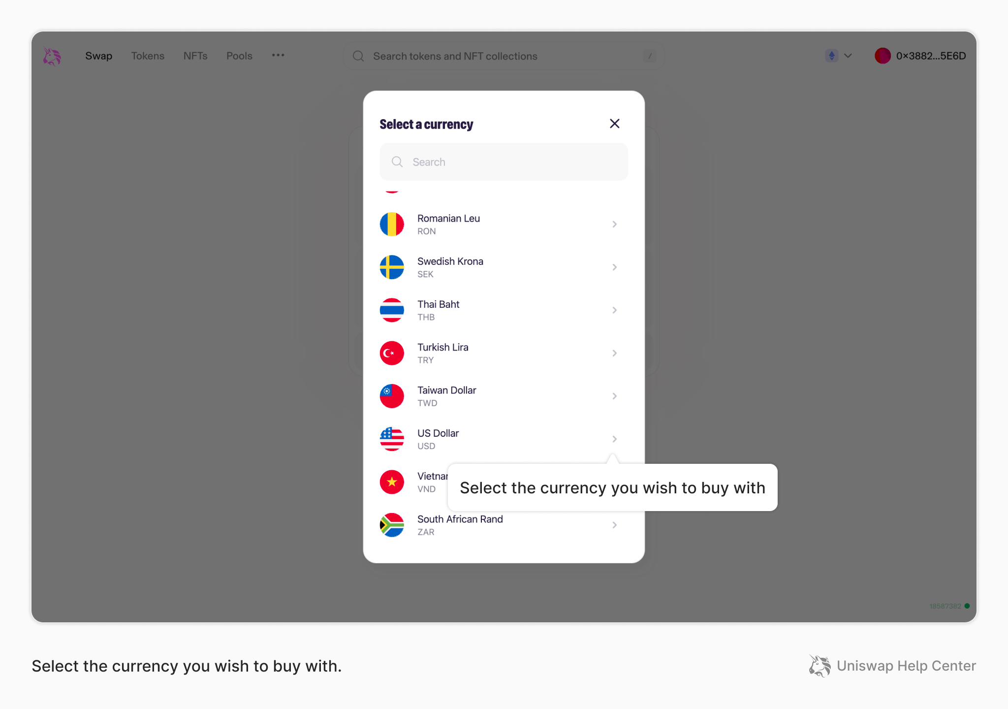 How to use MoonPay on the Uniswap web app Uniswap Labs
