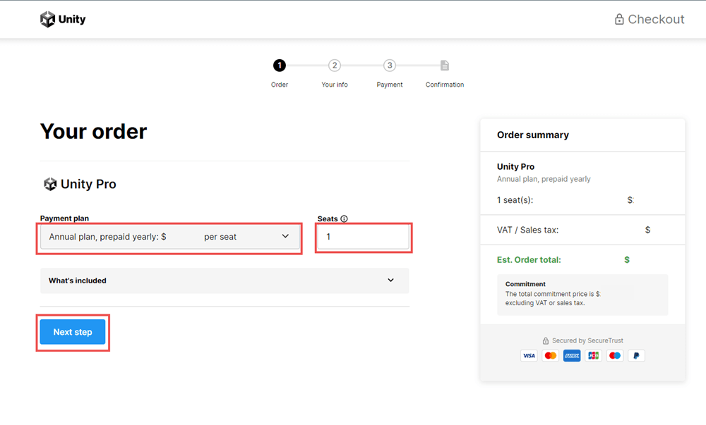 How do I purchase a Unity license? Unity