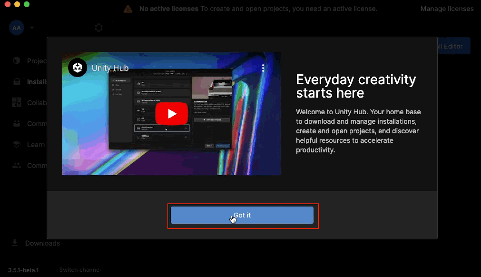 How do I activate my license? – Unity Support Help Center