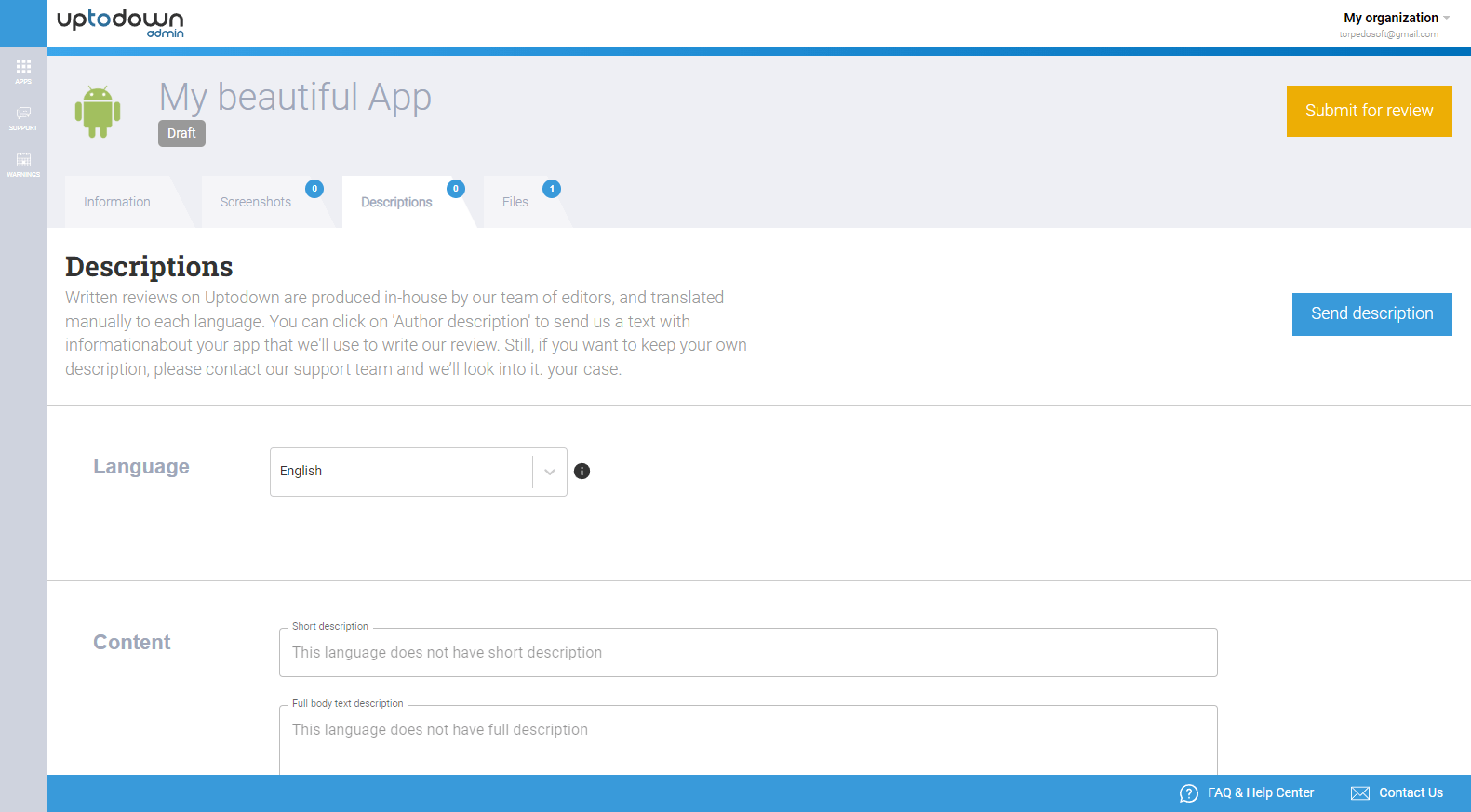 How to publish an app on Uptodown Uptodown Help Center