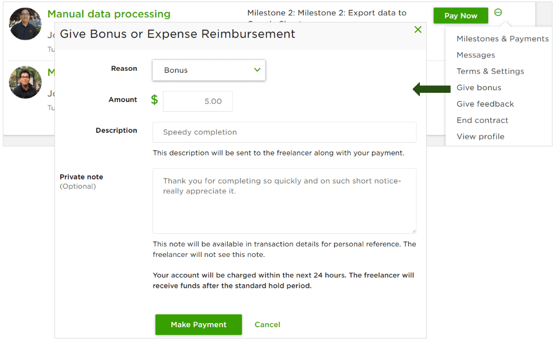 Pay for FixedPrice Contracts Upwork Help Center